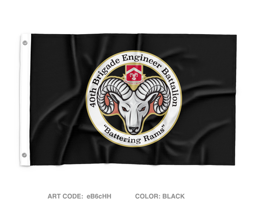 HHC Co, 2nd brigade, 40th beb Wall Flag - eB6cHH