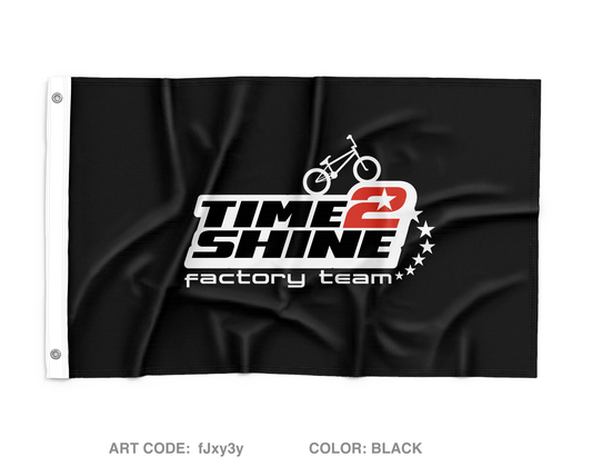 Time2Shine Factory Wall Flag - fJxy3y