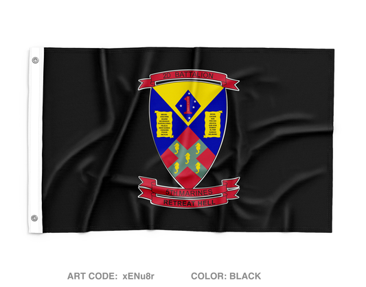 Infantry BN, 2nd Bn 5th Marines Wall Flag - xENu8r