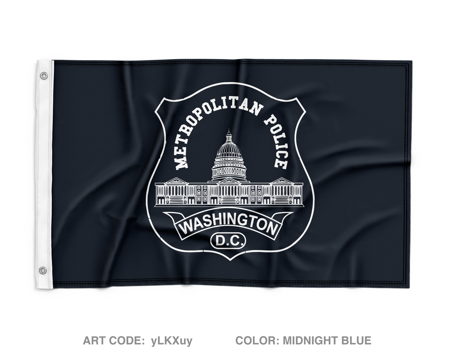 Metropolitan Police Department - DC Wall Flag - yLKXuy