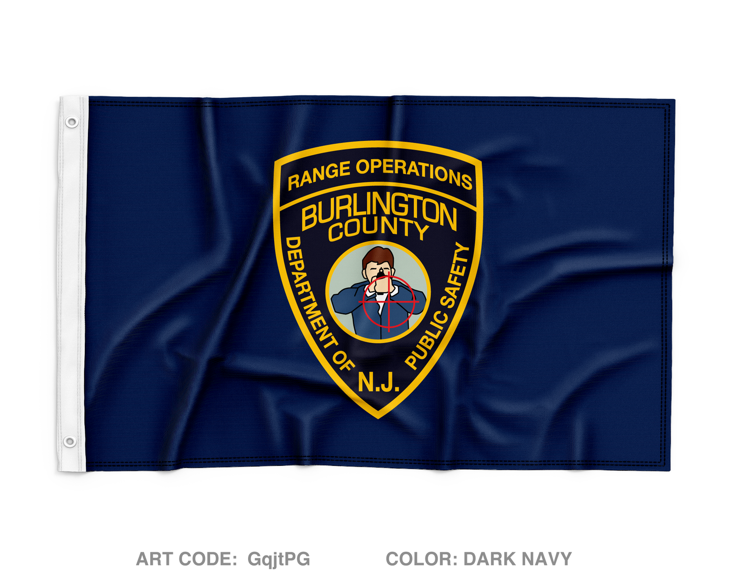 Burlington County Range Operations Wall Flag - GqjtPG