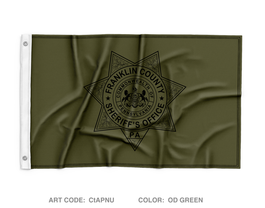 Franklin County Sheriffs Department Store 1 Wall Flag - CtAPNU