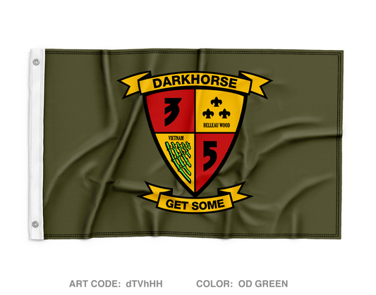 3rd Battalion 5th Marine Regiment Wall Flag - dTVhHH