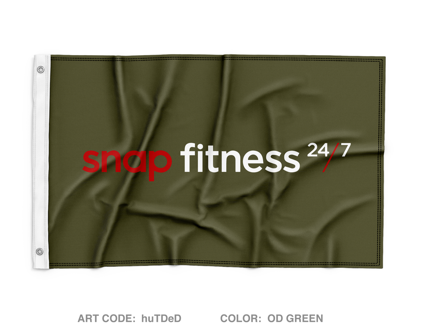 Snap Fitness Wall Flag - huTDeD