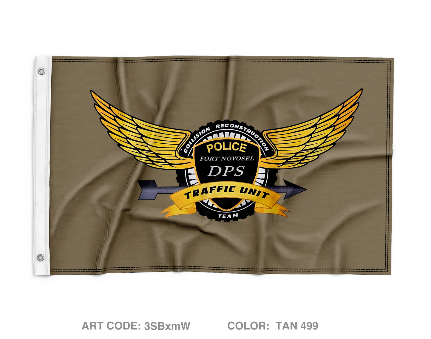 6th MP DET Wall Flag - 3SBxmW