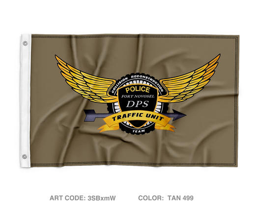 6th MP DET Wall Flag - 3SBxmW