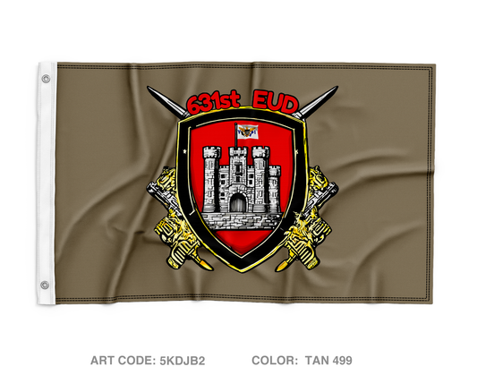 631st EUD Wall Flag - 5KDJB2