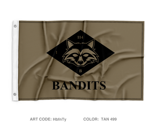 Bravo Company 1-114th Wall Flag - HbfnTy