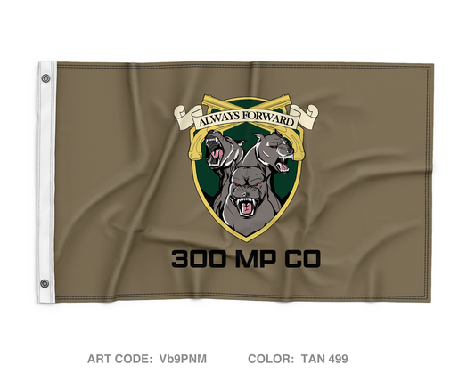 1/300th MP CO Wall Flag - Vb9PNM