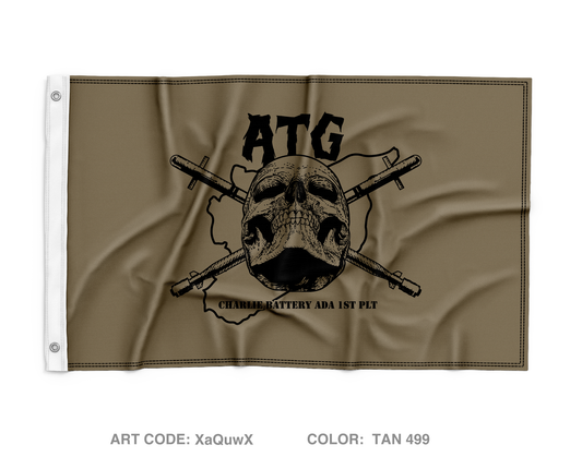 Charlie Battery ADA 1ST PLT Wall Flag - XaQuwX