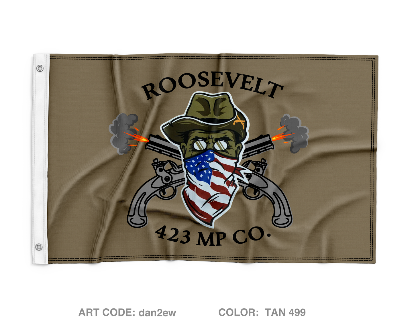 423 MP CO Wall Flag - dan2ew