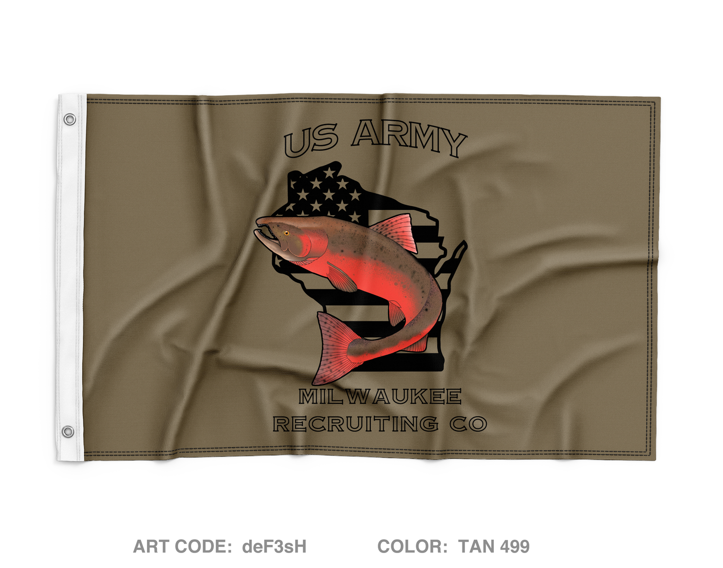 Chinook Co Wall Flag - deF3sH