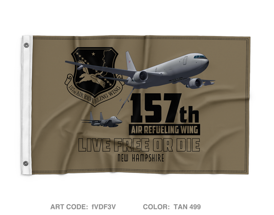 157th Air Refueling Wing Wall Flag - fVDF3V