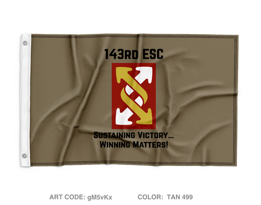 143rd ESC Wall Flag - gM5vKx