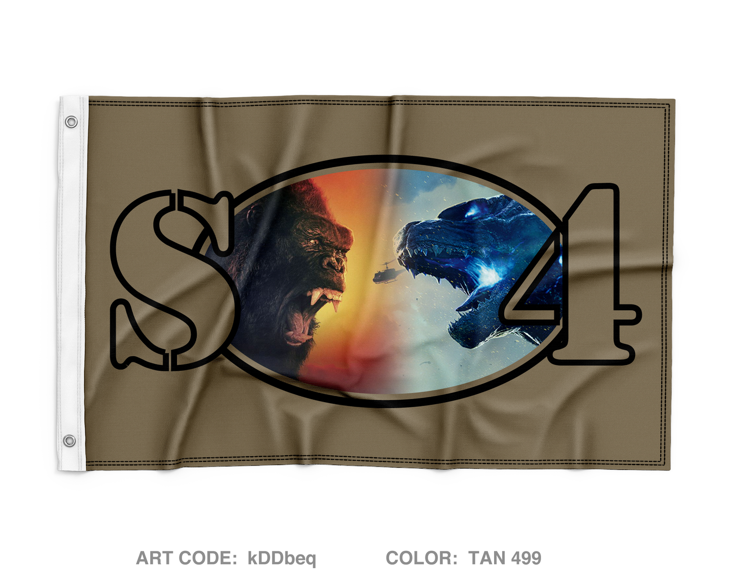 S4 5-4 CAV 2ABCT, 1ID Wall Flag - kDDbeq