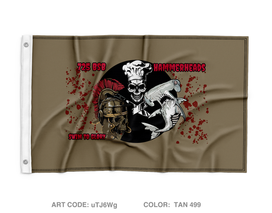 HHC 725th BSB Wall Flag - uTJ6Wg