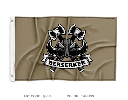 B Co, 2-29IN Wall Flag - tjhccH