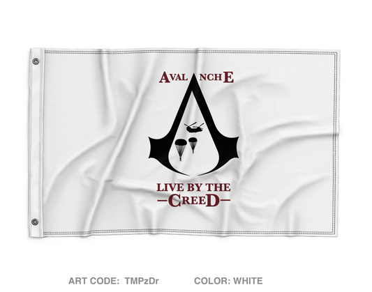 Avalanche Company, 725TH BSB, 2/11 ABN Div Wall Flag - TMPzDr