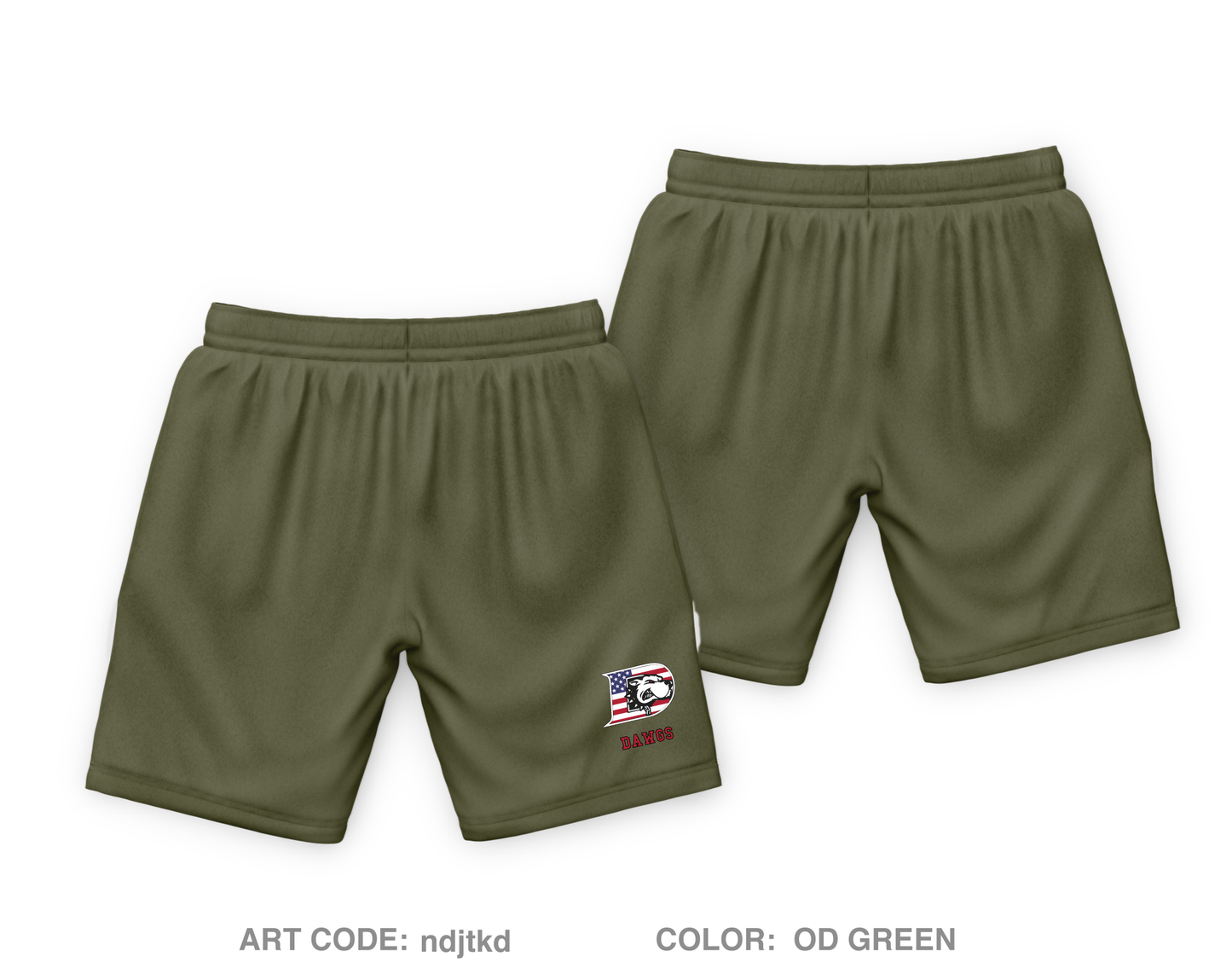 Philadelphia Dirt Dawgs Core Men's 7" Performance Shorts - ndjtkd