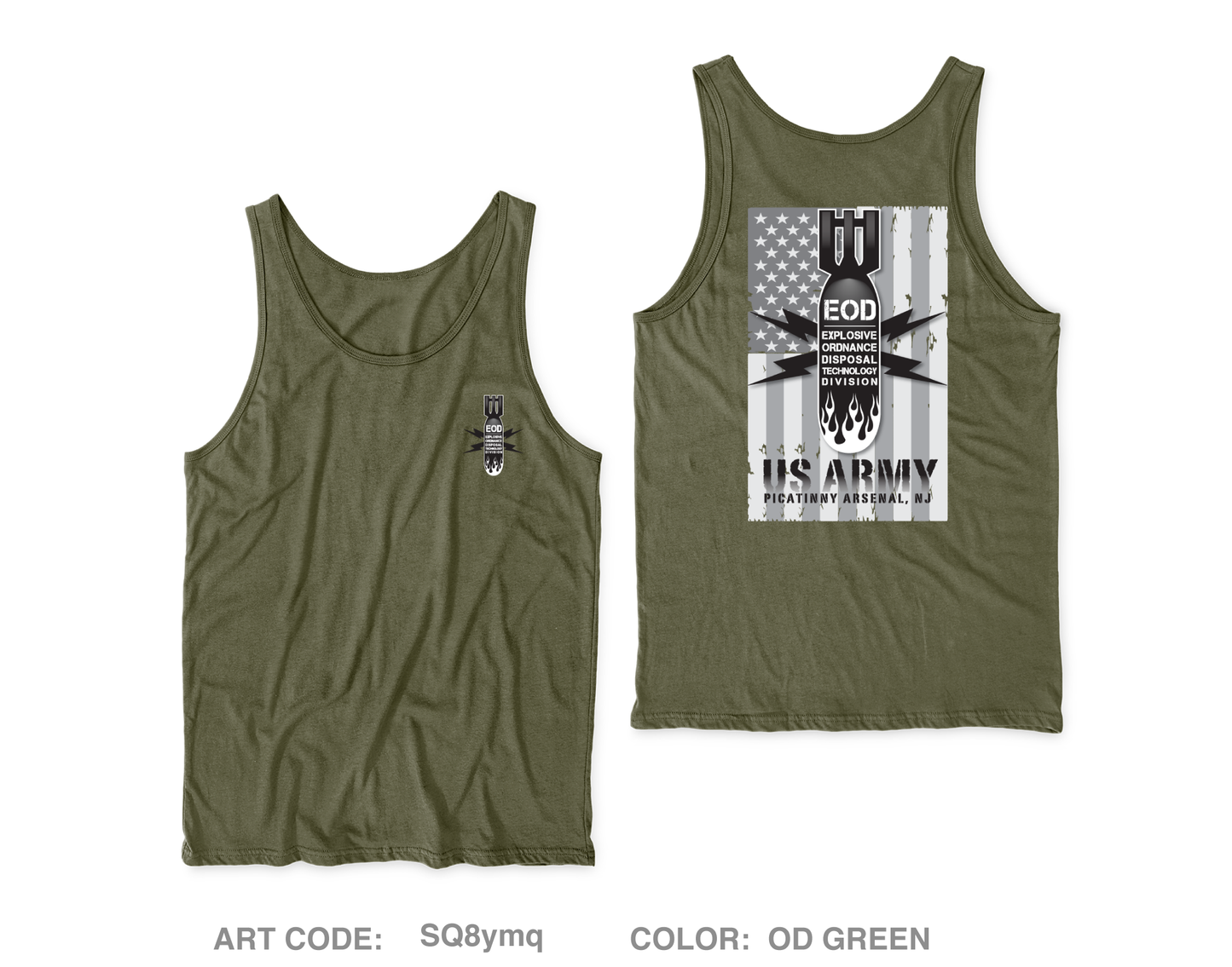 Explosive Ordnance Disposal Technology Division (EOD) Core Men's Performance Tank Top - SQ8ymq