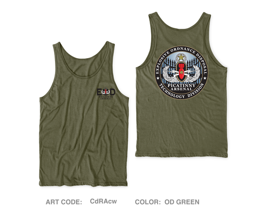 Explosive Ordnance Disposal Technology Division (EOD) Core Men's Performance Tank Top - CdRAcw