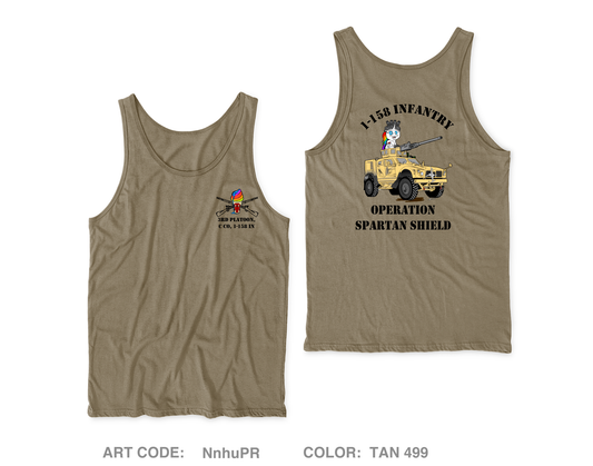 3rd Platoon, C Co, 1-158 IN Core Men's Performance Tank Top - NnhuPR