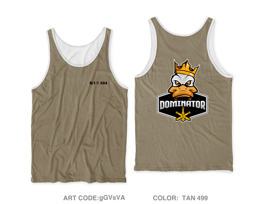 D Btry, 1st BN, 7th ADA Core Men's Performance Tank Top - gGVsVA