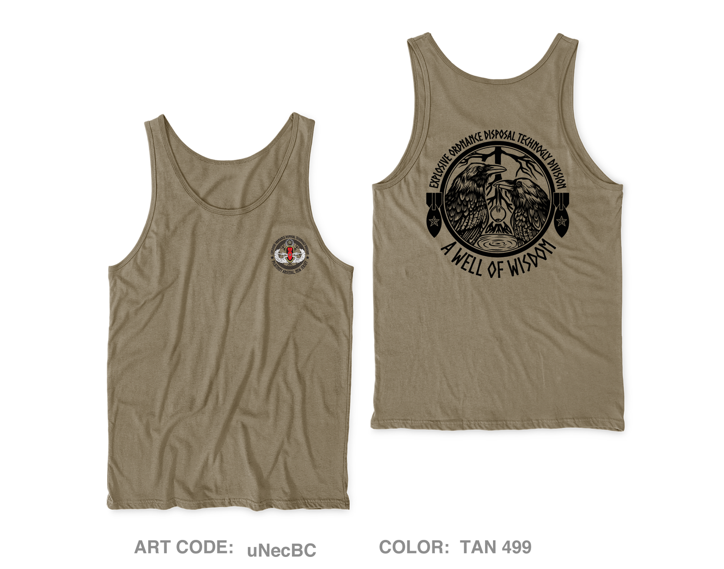 Explosive Ordnance Disposal Technology Division (EOD) Core Men's Performance Tank Top - uNecBC