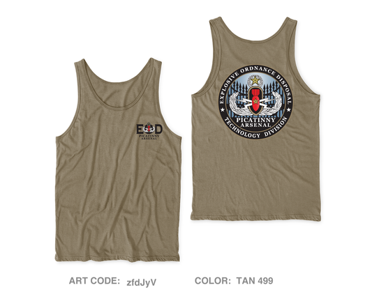 Explosive Ordnance Disposal Technology Division (EOD) Core Men's Performance Tank Top - zfdJyV