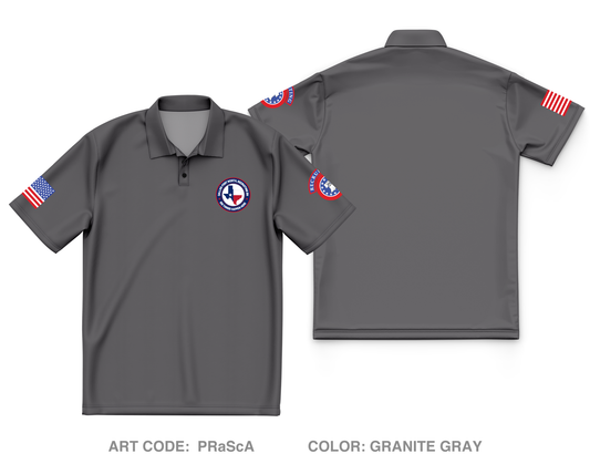 Dallas Fort Worth Recruiting Battalion Core Men's SS Performance Polo - PRaScA