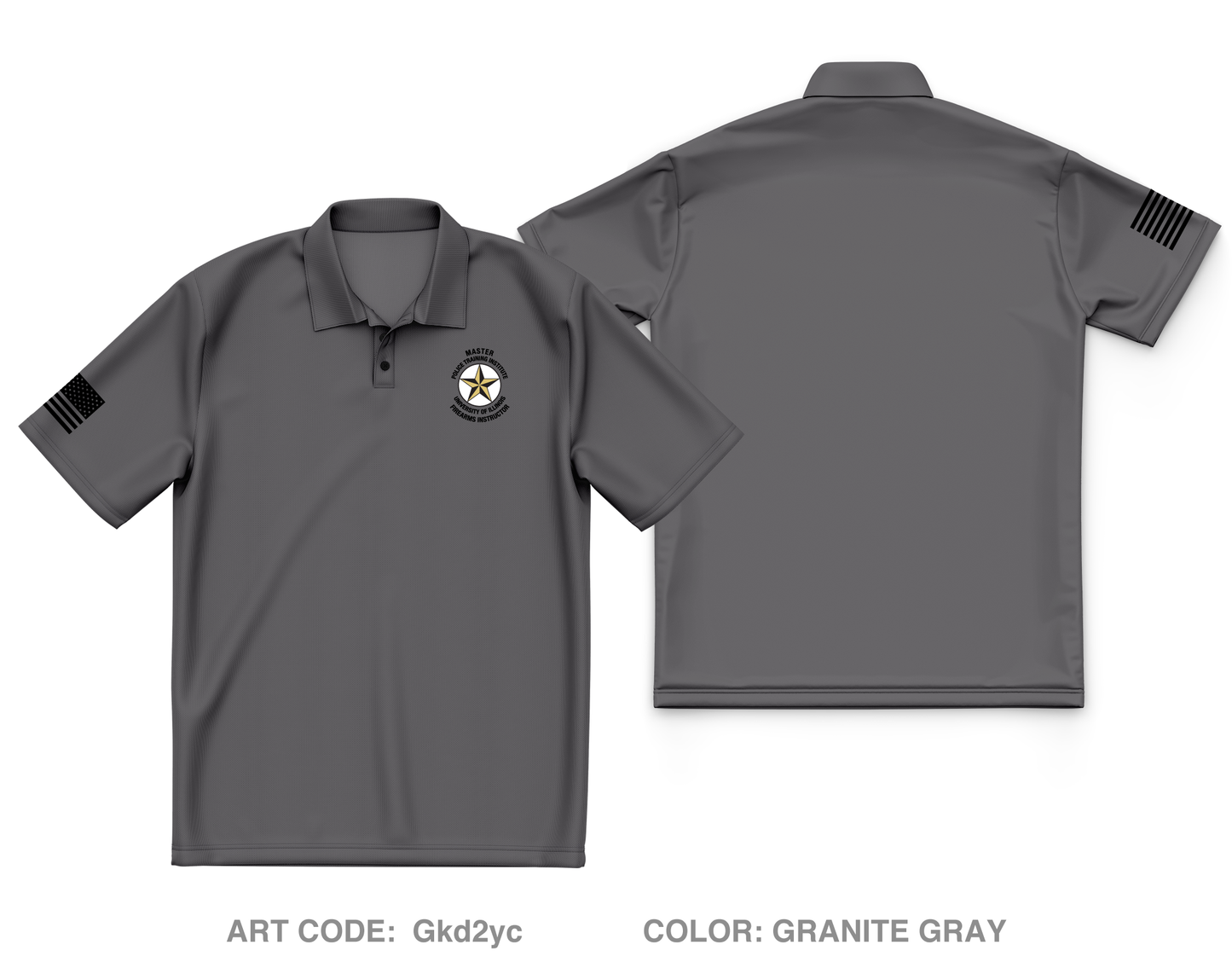 Police Training Institute-MFI Core Men's SS Performance Polo - Gkd2yc