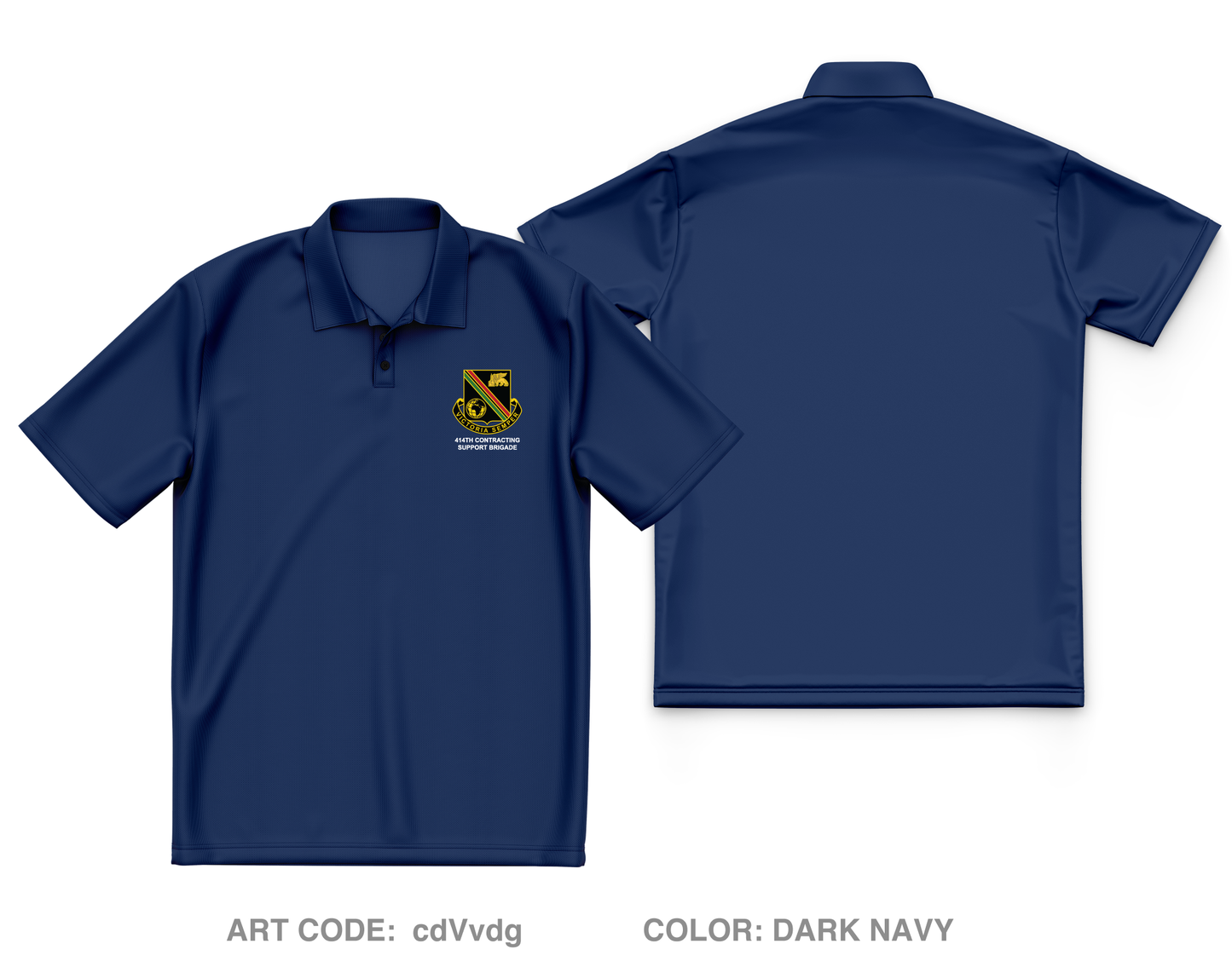 414th Contracting Support Brigade Core Men's SS Performance Polo - cdVvdg