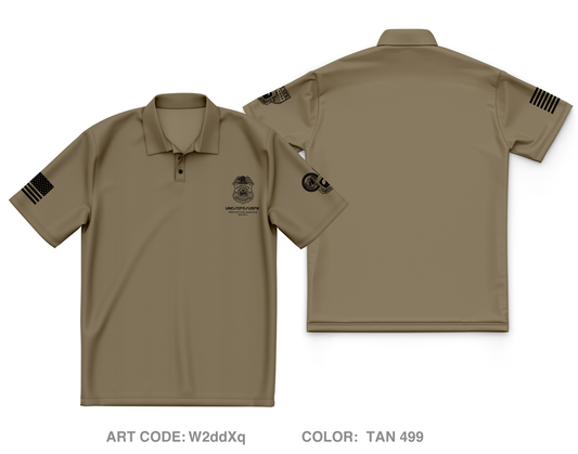 USFK PSD Core Men's SS Performance Polo - W2ddXq