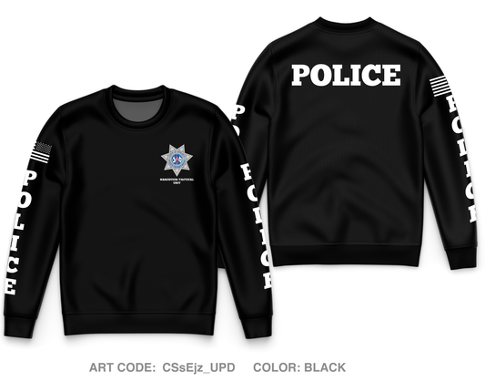 Joliet Police Department Core Men's Crewneck Performance Sweatshirt - CSsEjz_UPD