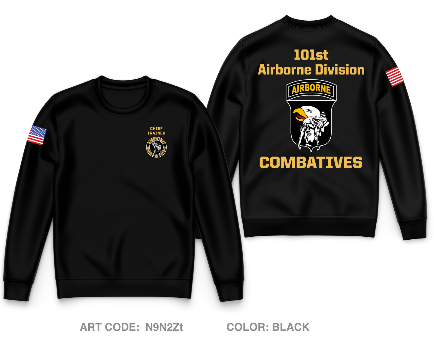 The Sabalauski Air Assault School (TSAAS) Core Men's Crewneck Performance Sweatshirt - N9N2Zt