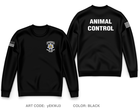 Animal Control Officer Core Men's Crewneck Performance Sweatshirt - yEKWJ3