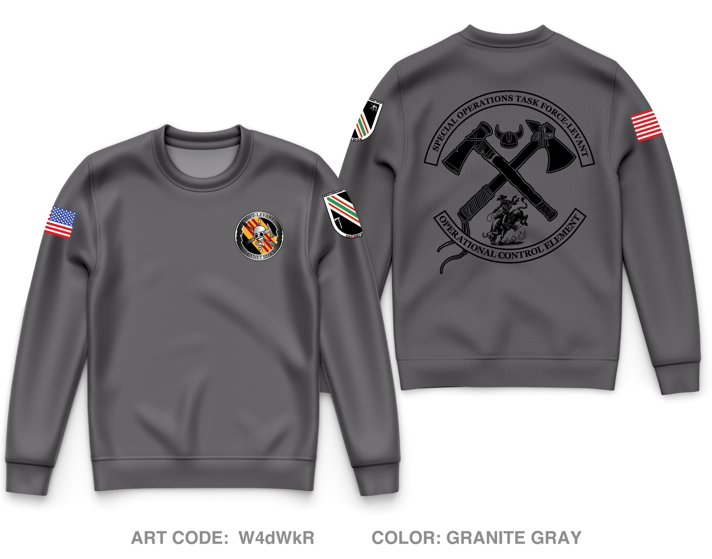 HHC, 3rd BN, 5th SFG(A) Core Men's Crewneck Performance Sweatshirt - W4dWkR