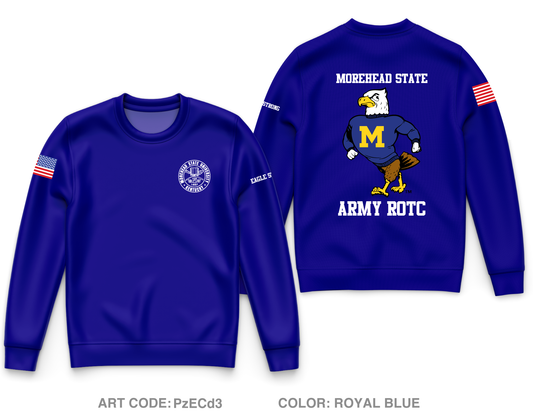 Morehead State ROTC Core Men's Crewneck Performance Sweatshirt - PzECd3