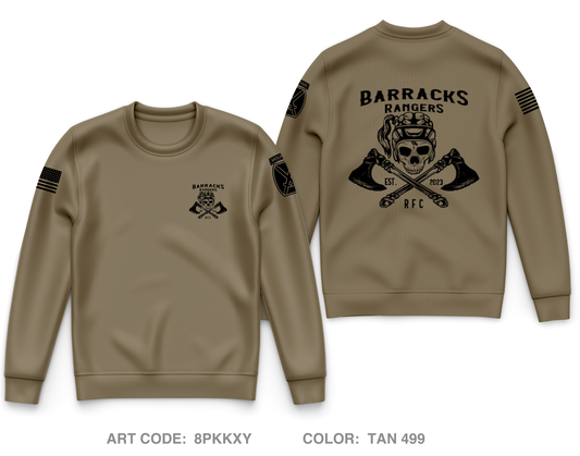 Barracks Rangers RFC Core Men's Crewneck Performance Sweatshirt - 8PKKXY