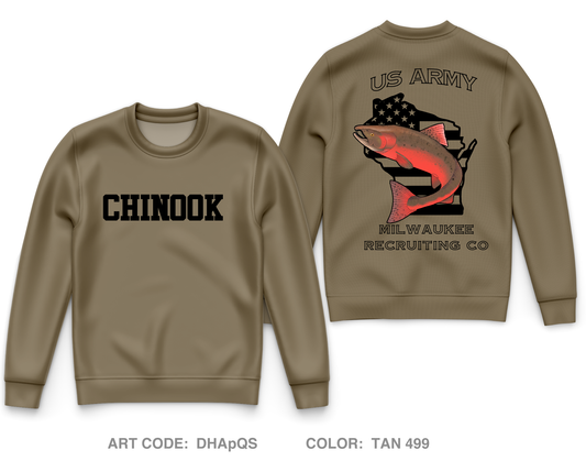 Chinook Co Core Men's Crewneck Performance Sweatshirt - DHApQS