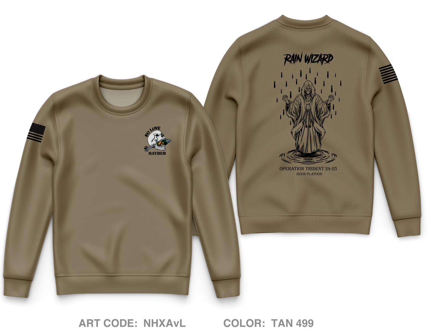 2-8 & 2-5 mortars Core Men's Crewneck Performance Sweatshirt - NHXAvL