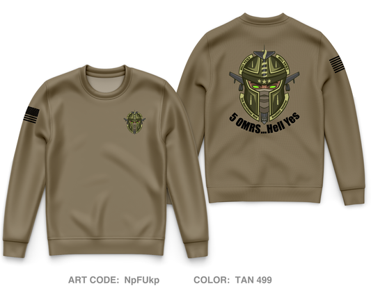 5th Operational Medical Readiness Squadron Core Men's Crewneck Performance Sweatshirt - NpFUkp