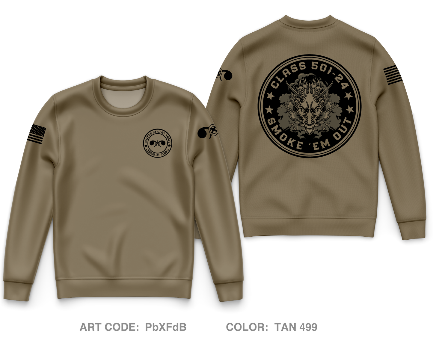 A Co, 84th CM BN, CBOLC Core Men's Crewneck Performance Sweatshirt - PbXFdB