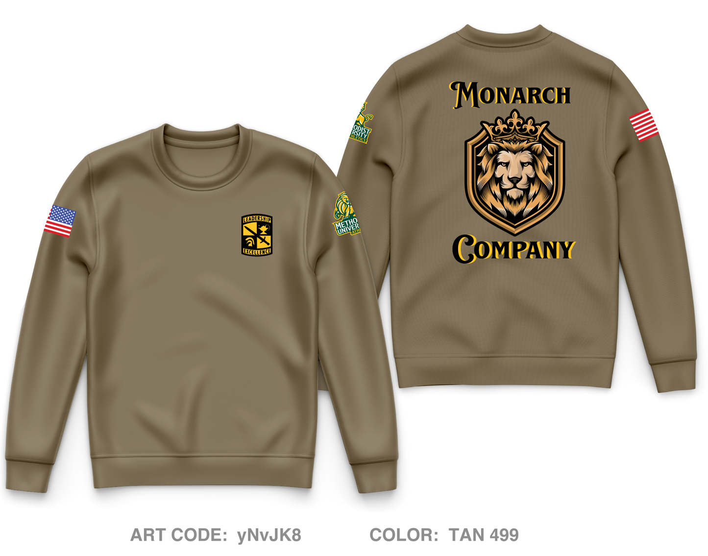 Monarch Company Core Men's Crewneck Performance Sweatshirt - yNvJK8