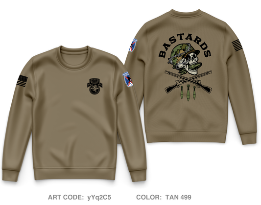 MTRS, A TRP, 3-71 CAV, 1IBCT, 10TH MTN Core Men's Crewneck Performance Sweatshirt - yYq2C5