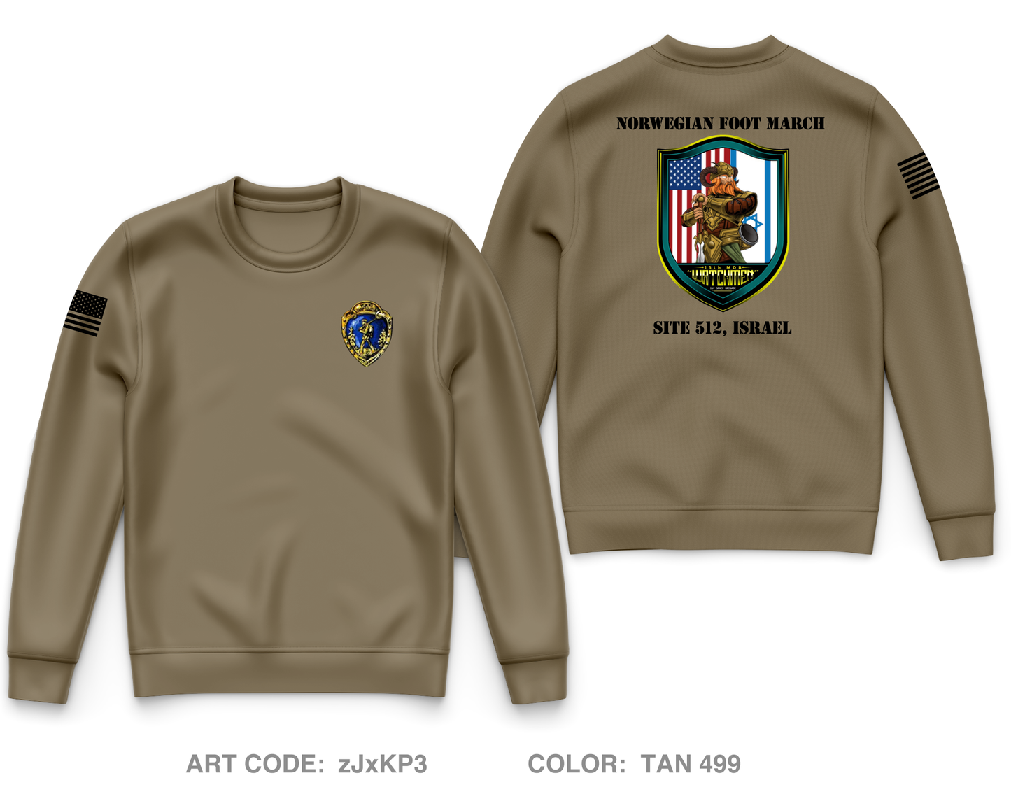 13th MDB Core Men's Crewneck Performance Sweatshirt - zJxKP3