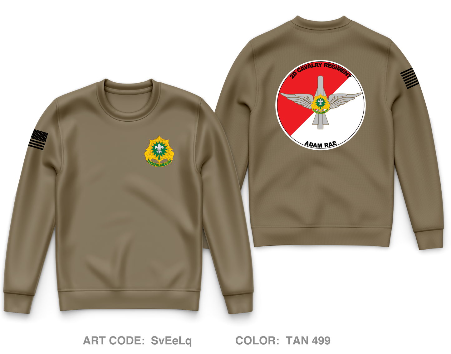 2CR ADAM|RAE Core Men's Crewneck Performance Sweatshirt - SvEeLq