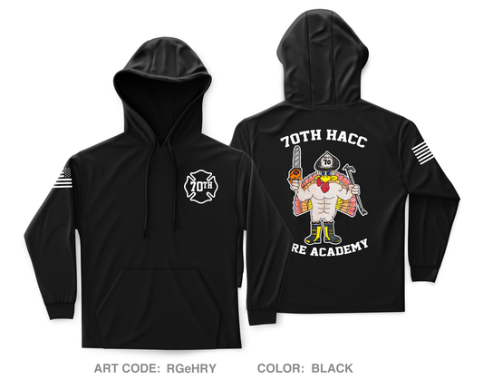 70th HACC Fire Academy Core Men's Hooded Performance Sweatshirt - RGeHRY