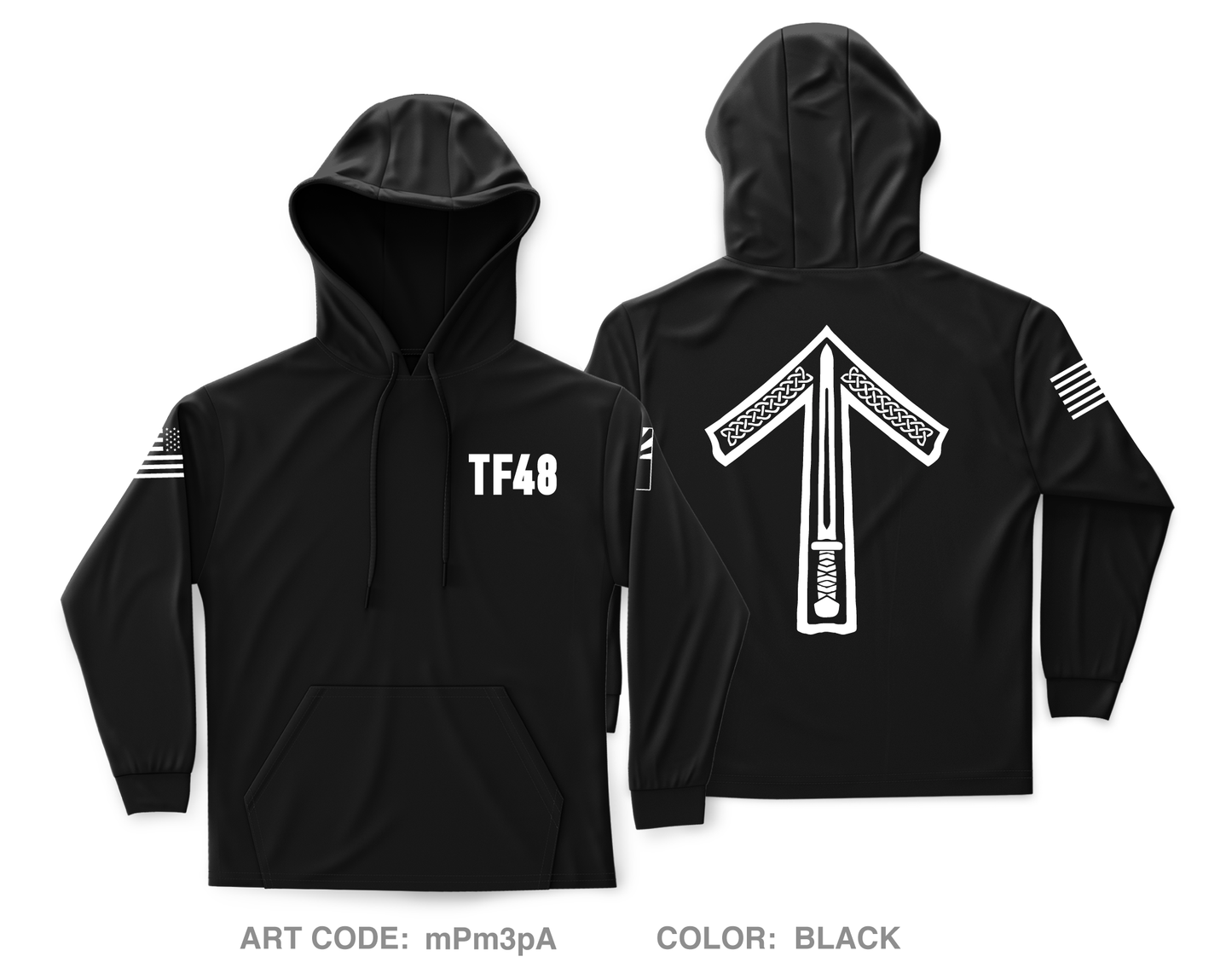 TF-48 Core Men's Hooded Performance Sweatshirt - mPm3pA