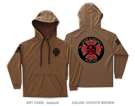 Crash and Salvage Squad Core Men's Hooded Performance Sweatshirt - bdahJA